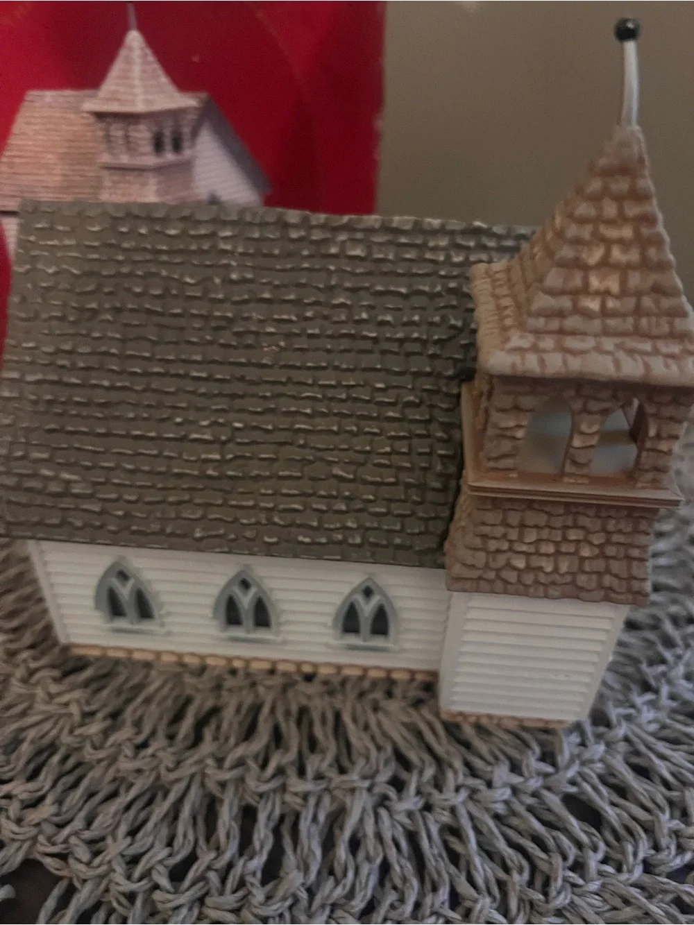 Hallmark Sarah Plain and Tall Country Holiday Church Figurine - movie Wheaton